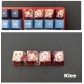 4 in 1 Genshin Impact Replacement Keycaps R4 OEM / Cherry PBT dye-subbed Keycaps Set for Mechanical Gaming Keyboard